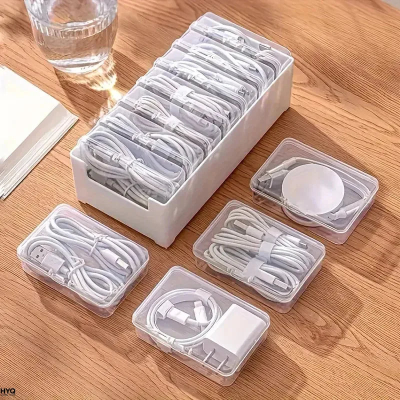 Cable Organizer Storage Box for Desk Accessories
