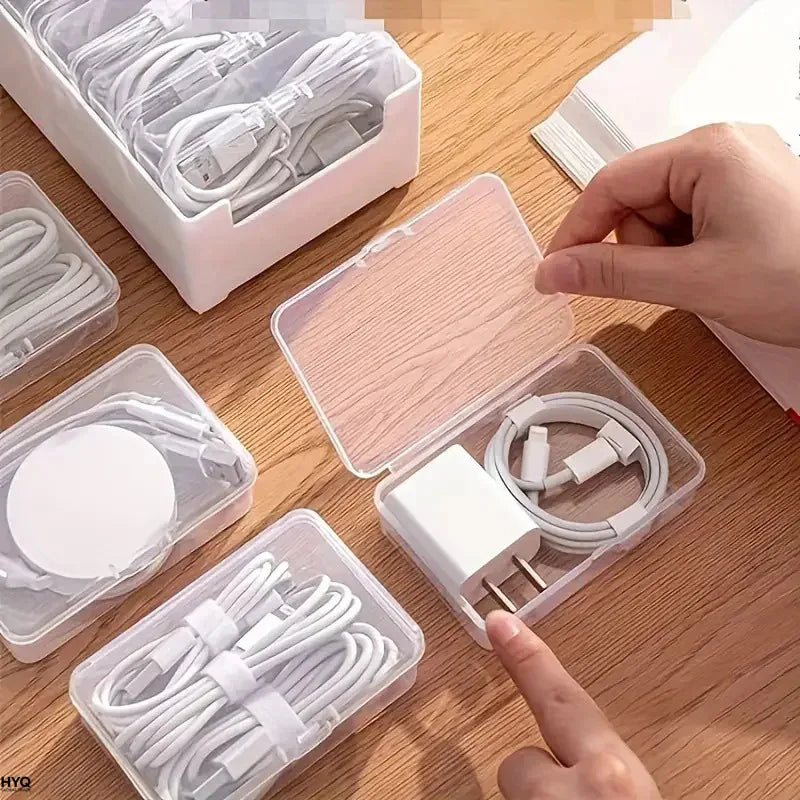 Cable Organizer Storage Box for Desk Accessories