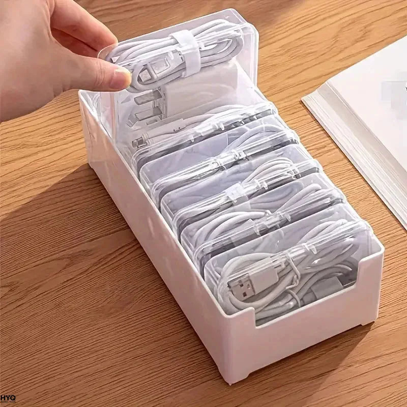 Cable Organizer Storage Box for Desk Accessories