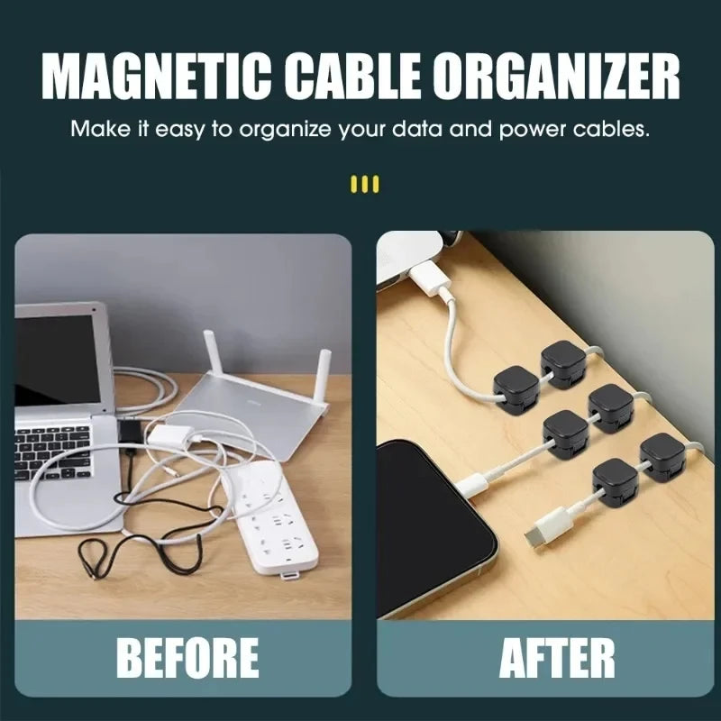 Magnetic Cable Organizer for Desk