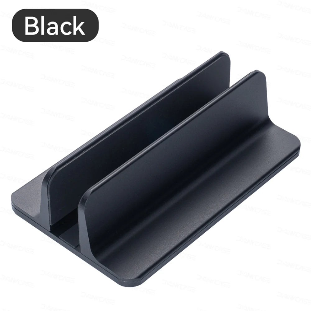 Vertical Laptop Stand – Space Saving Aluminum Holder for MacBook & Laptops