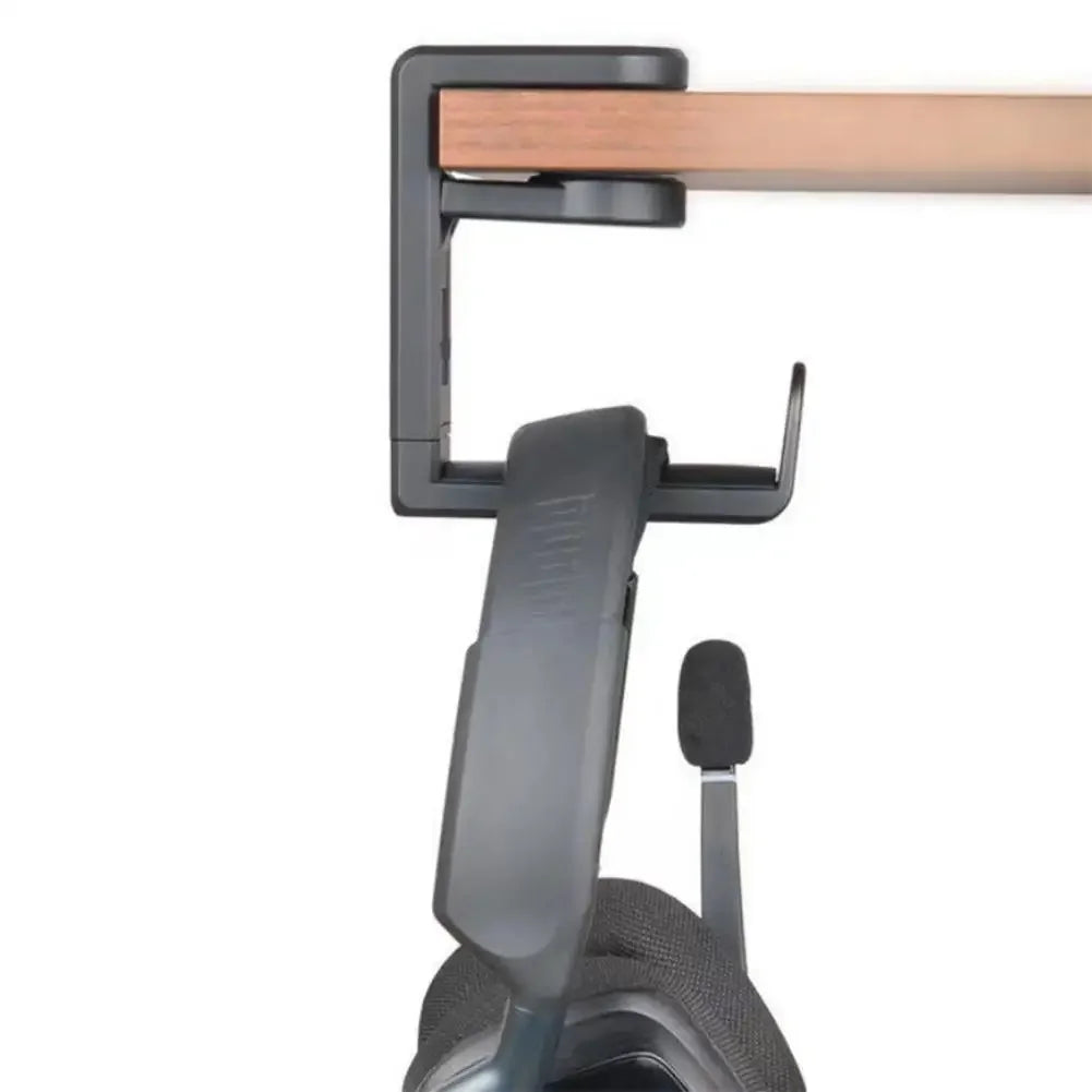 360° Rotating Under Desk Headphone Hook