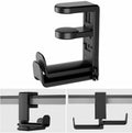 360° Rotating Under Desk Headphone Hook