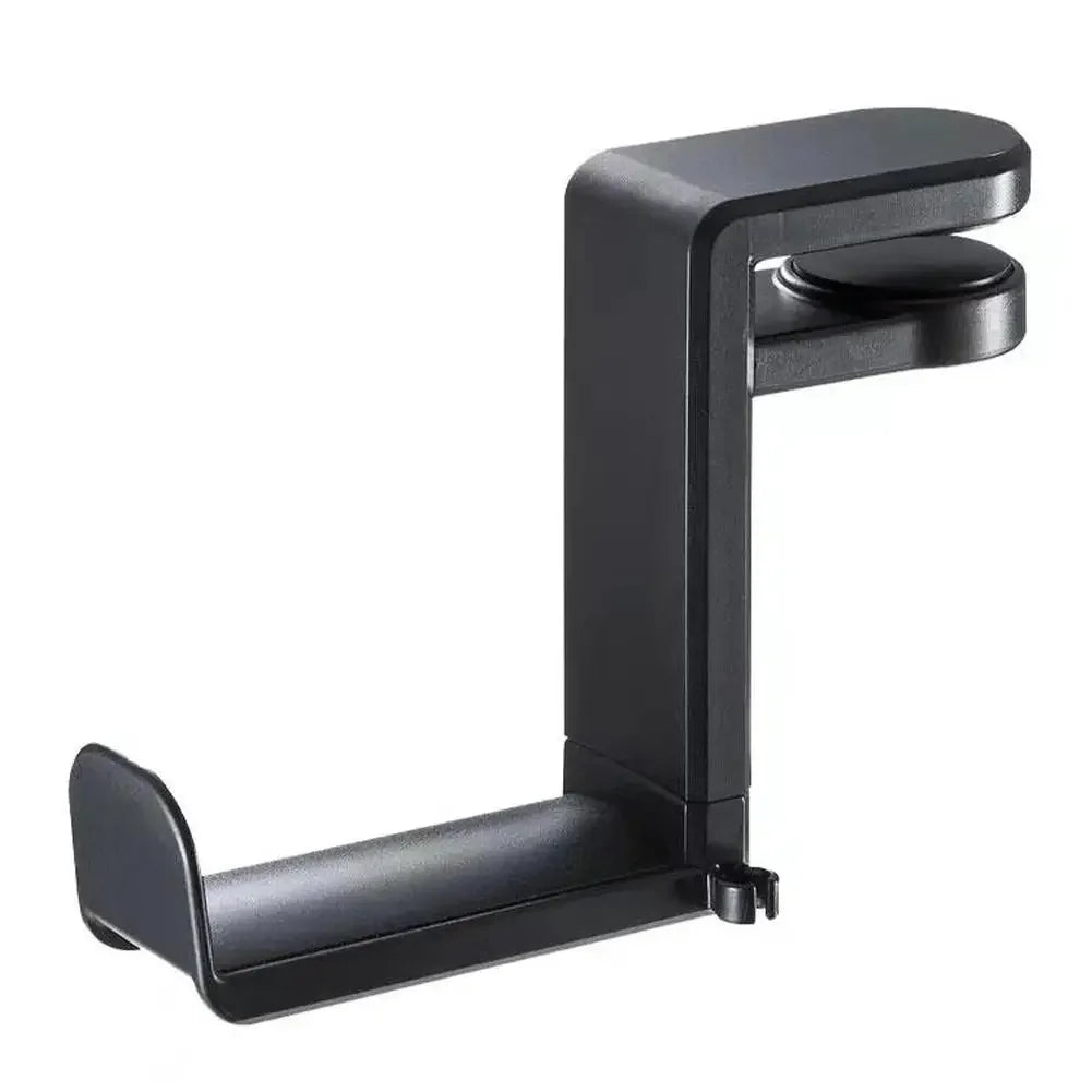 360° Rotating Under Desk Headphone Hook