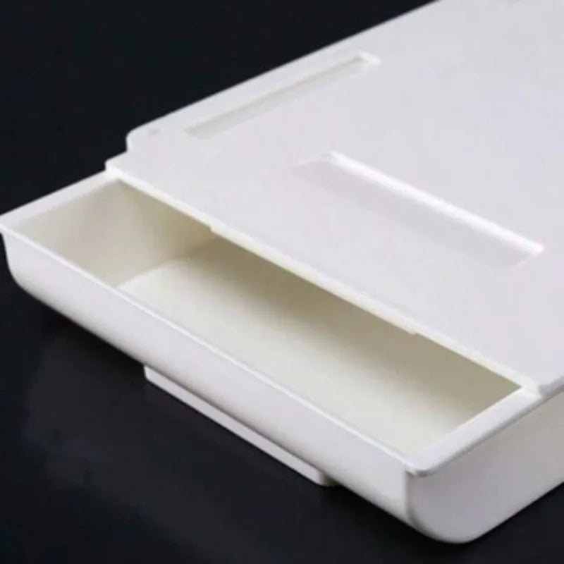 Under Desk Storage Drawer – Hidden Self-Adhesive Organizer for Office & Home