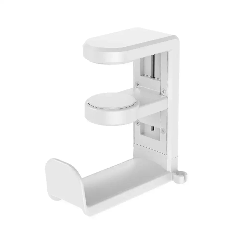 360° Rotating Under Desk Headphone Hook