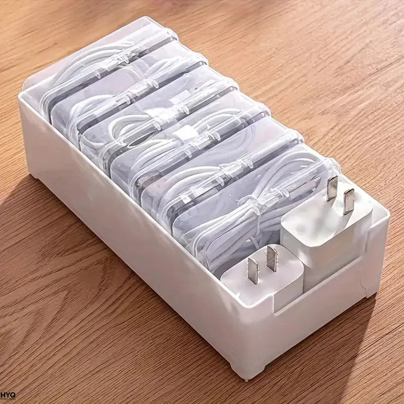 Cable Organizer Storage Box for Desk Accessories