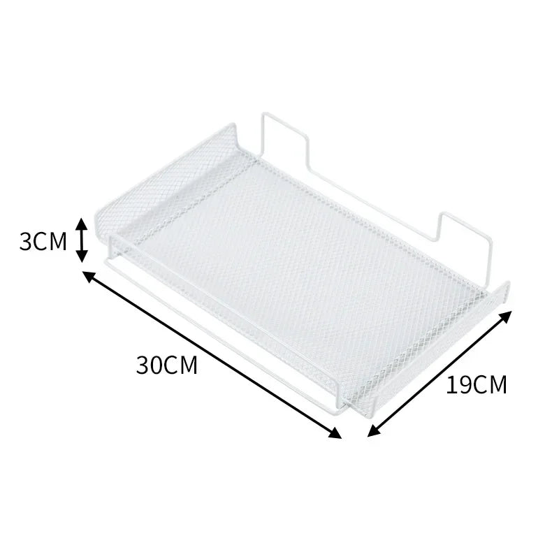 No-Drill Under Desk Cable Management Tray